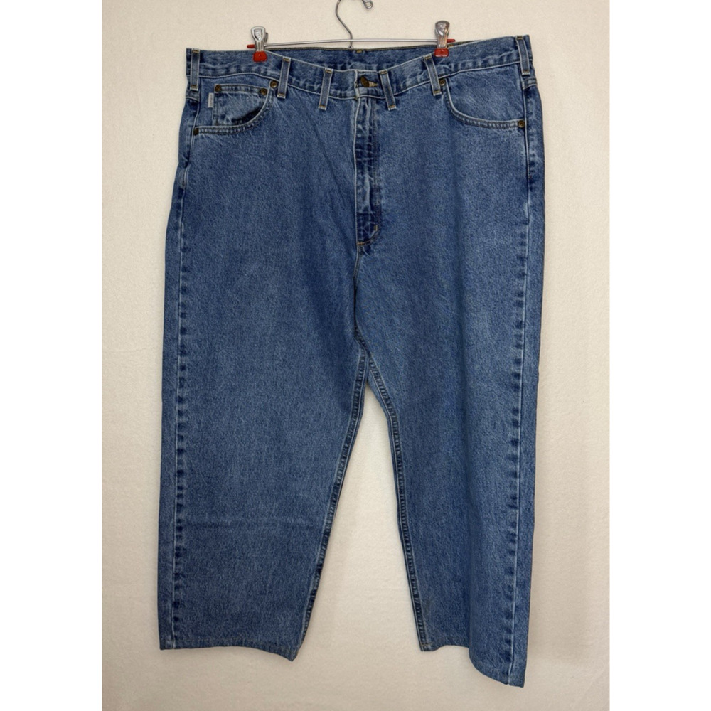Carhartt Men's Relaxed Fit Blue Jeans Size 44x30 B17 STW Workwear